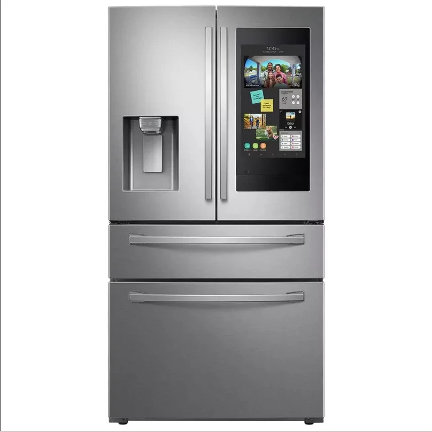 28 cu. ft. 4-Door French Door Refrigerator with 21.5 Touch Screen Family in Stainless Steel7663006