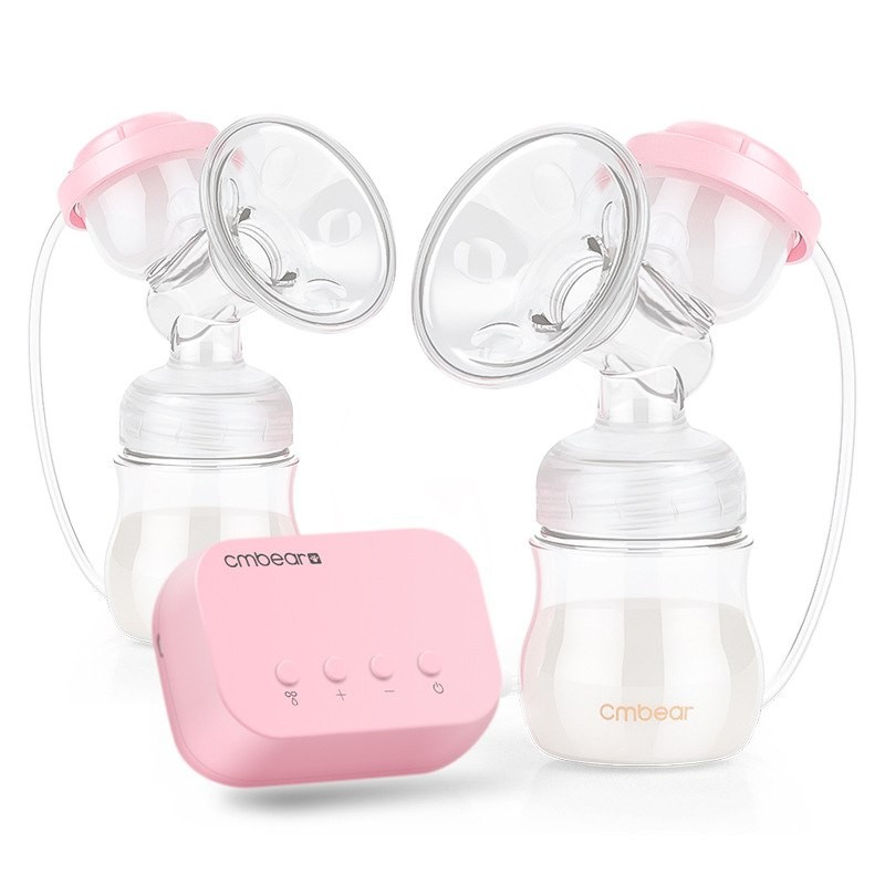 Cross-border direct supply Kaman bear rechargeable bilateral electric breast pump multi-level mode adjustment with battery