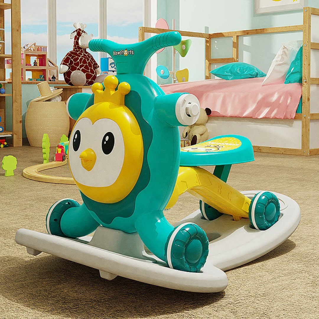 baby walker trolley three-in-one baby learning to walk walker anti-rollover anti-O-leg toy car