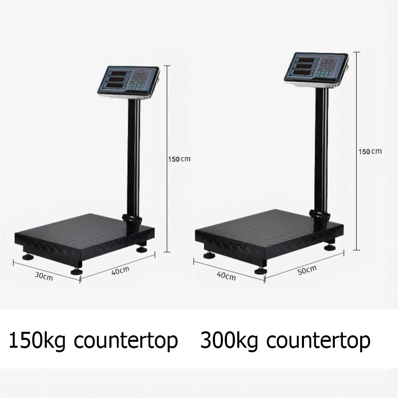 【free Mirror】150Kg/300Kg Rechargeable High Accuracy Digital Platform Scale Digital Electronic