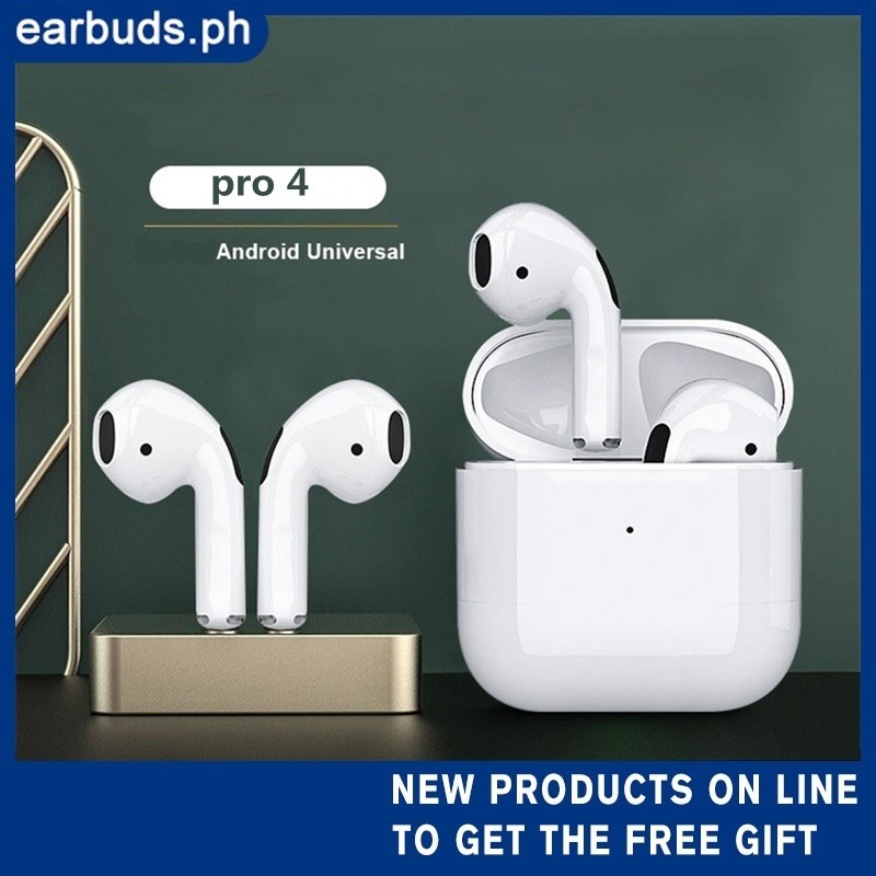(COD)Pro 4 Wireless earphones Bluetooth Headset BT5.0 earphone With Mic And Touch Control IP Android universal