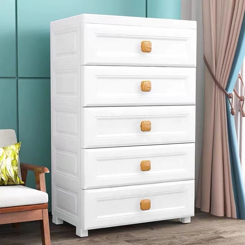 PoP Drawer cabinet durabox plastic wardrobe clothes storage cabinet organizer Imitation wood grain