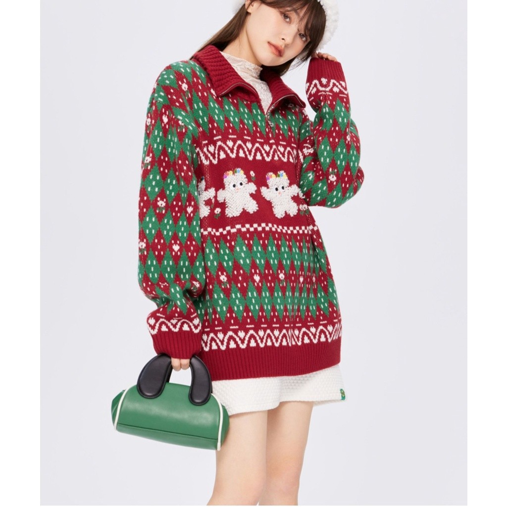 Semir women's jacquard sweater Christmas winter new fashion sweaters, Oversize Style