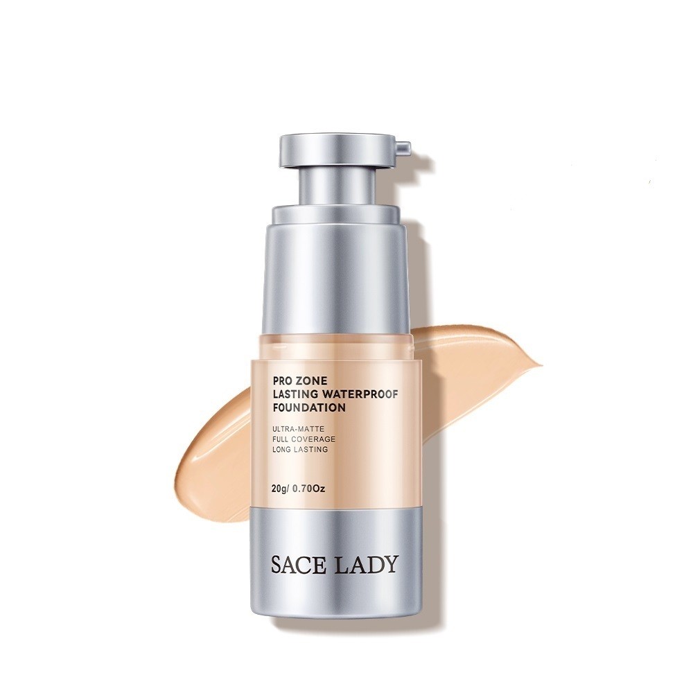 SACE LADY Oil-control Liquid Foundation Full Coverage Concealer 24H Lasting Waterproof Face Cosmetics Ultra Matte Base Makeup